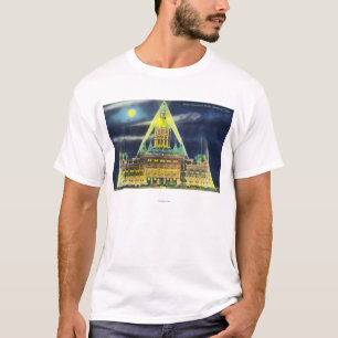 Het Staatskapitolgebouw te nacht T-shirt