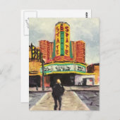 Het staatstheater Ann Arbor Briefkaart (Voorkant / Achterkant)