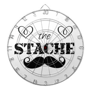 Het Stache Mustache Pattern Dartbord