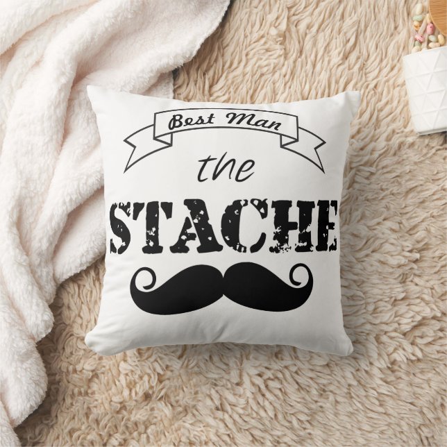 Het Stache Mustache Pattern Kussen (Deken)
