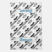 Het Stache Mustache Pattern Theedoek (Verticaal)