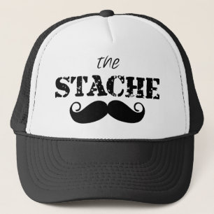 Het Stache Mustache Pattern Trucker Pet