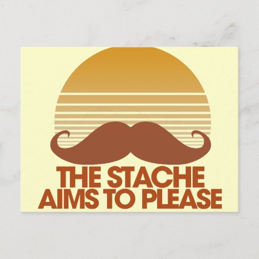 Het Stache wil behagen Briefkaart (Voorkant)