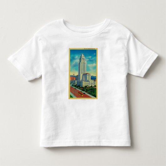 Het stadhuis van Los Angeles Kinder Shirts (Voorkant)