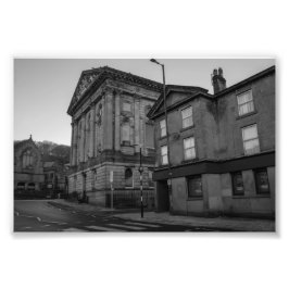 Het stadhuis van Todmorden Foto Afdruk