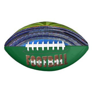 Het Stadion van het football met Typografie