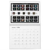 Het standaardmodel van deeltjes kalender (Jan 2026)