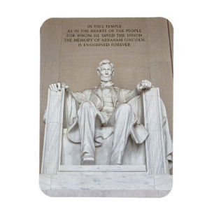 Het Standbeeld van Abraham Lincoln Magneet
