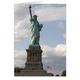 Het Standbeeld van de Vrijheid op Liberty Island i