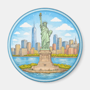 Het Standbeeld van de Vrijheid van New York Magneet