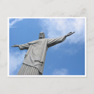 het standbeeld van rio redeemer briefkaart