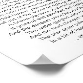 Het Star Poem van Sara Teasdale Poster (Hoek)