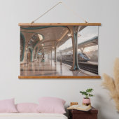 Het Station Hangend Wandkleed (Slaapkamer)