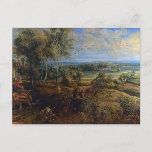 Het Steen Early Morning, Peter Paul Rubens Fine Ar Briefkaart (Voorkant)