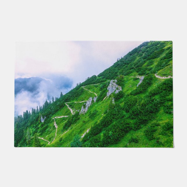 Het steile pad op de berg deurmat (Voorkant)