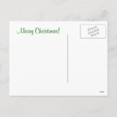 Het stelen van de Fruitcake kerst Feestdagenkaart (Achterkant)