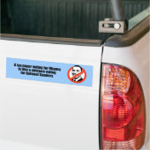 Het stemmen van de belastingbetaler voor Obama is  Bumpersticker (Op Truck)