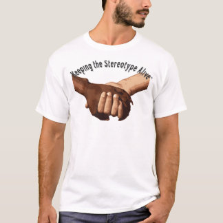Het stereotype leven behouden - handen houden t-shirt