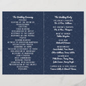 Het Sterrennacht Wedding Collectie - Programma (Achterkant)