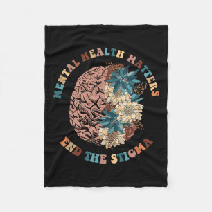Het stigma psychische gezondheidsproblemen mentaal fleece deken