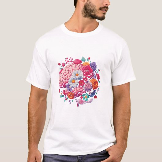 Het stigma van het bloemenbrein t-shirt (Voorkant)