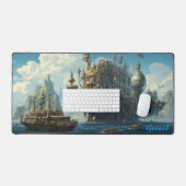 Het stijgende tij in de Steampunk Metropolis Bureaumat (Keyboard & Muis)
