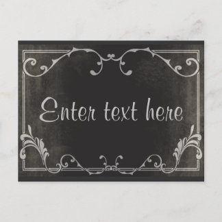 Het stille briefkaart van de het manuscriptkaart