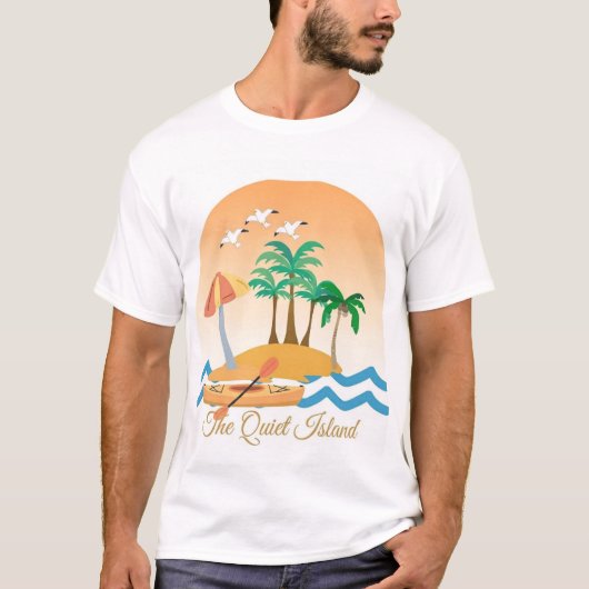 Het Stille Eiland T-shirt (Voorkant)