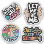 Het stimuleren van Autisme Bewustzijn Stim gewoon Sticker (Voorkant)