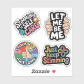 Het stimuleren van Autisme Bewustzijn Stim gewoon Sticker (Vel)