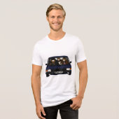 "Het stond schuin" Tri-Blend Shirt (Voorkant volledig)