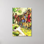 Het Stoning Wrapped Canvas Afdruk (Voorkant)