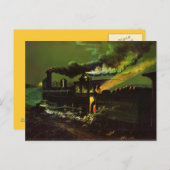 Het stopzetten van het BRIEFKAART van de IJzeren p (Voorkant / Achterkant)