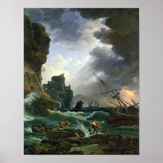 Het Storm, 1777 Poster (Voorkant)