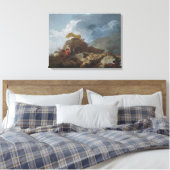 Het Storm, c.1759 Canvas Afdruk (Insitu (Slaapkamer))