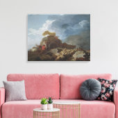 Het Storm, c.1759 Canvas Afdruk (Insitu (Woonkamer))
