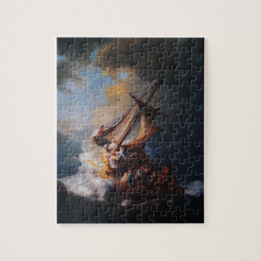 Het Storm op het Zee van Galilea Legpuzzel (Verticaal)