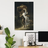 Het Storm Pierre-Auguste Cot 1880 Poster (Thuiskantoor)