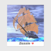 Het storm uit lopen sticker (Vel)