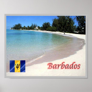 Het strand - Barbados - Poster