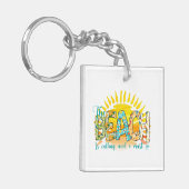 Het strand belt en ik moet gaan sleutelhanger (Voorkant Links)