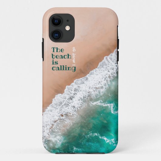 Het strand belt... ik moet gaan. Case-Mate iPhone case (Achterkant)