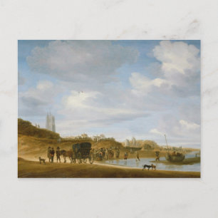 Het strand bij Egmond-an-Zee Briefkaart