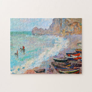 Het strand bij Etretat Claude Monet Legpuzzel