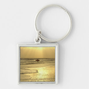 Het strand bij Sunset Sleutelhanger