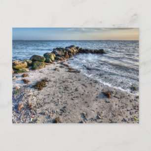 Het strand Briefkaart