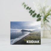 Het strand briefkaart (Staand voorkant)