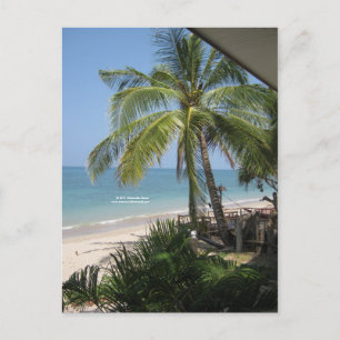 Het strand briefkaart