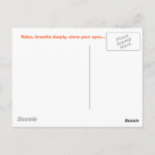 Het strand briefkaart (Achterkant)