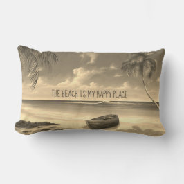 Het strand is mijn gelukkige plek kussen